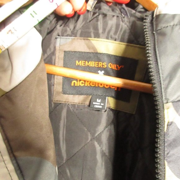 Members Only X Rugrats Nickelodeon Jacket Coat All Over Print AOP Men's MEDIUM - Picture 5 of 10